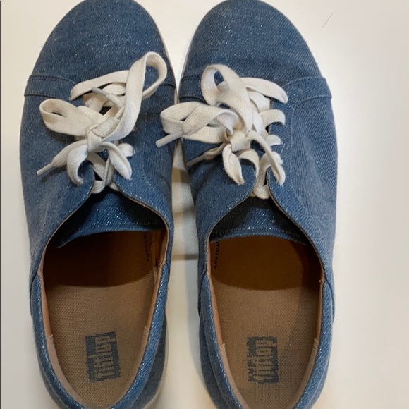 fitflop denim sneakers